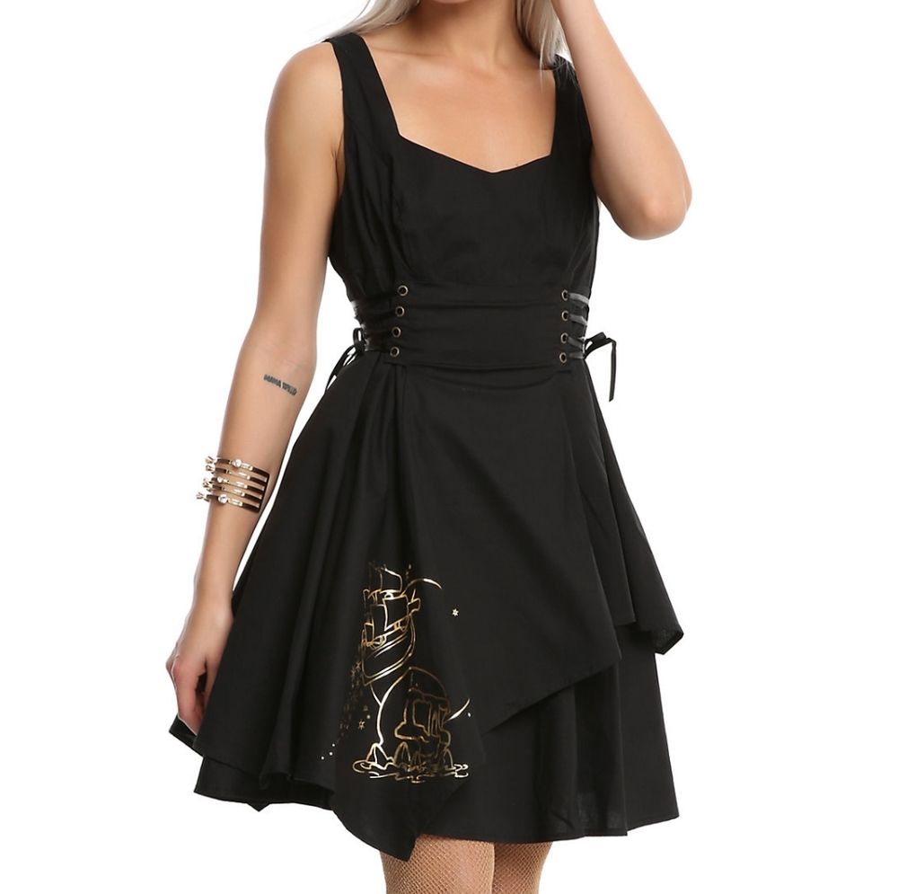 Disney Peter Pan Black Dress